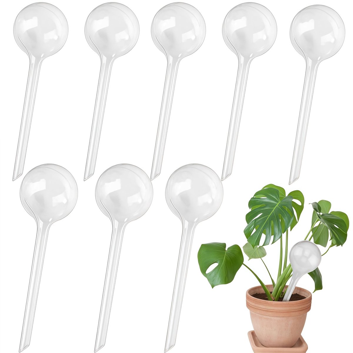 Elzusha - Irrigatieballen voor planten - 300ml, 8 stuks