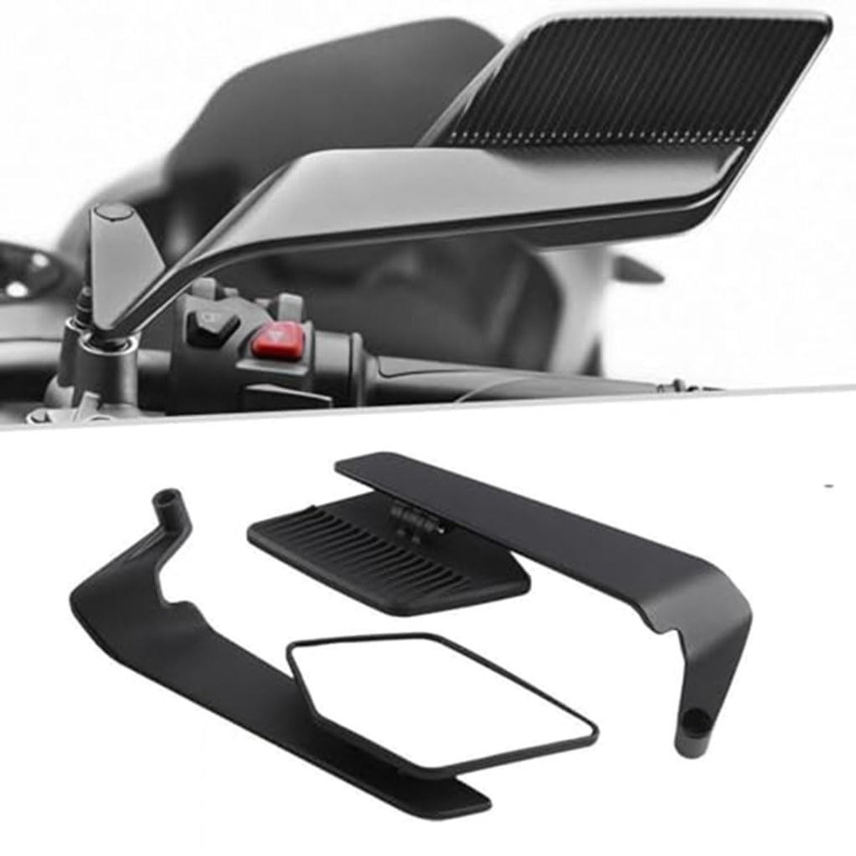 Elzusha - Motorfiets Zijspiegels - Voor R1300GS Adventure 2023-2025