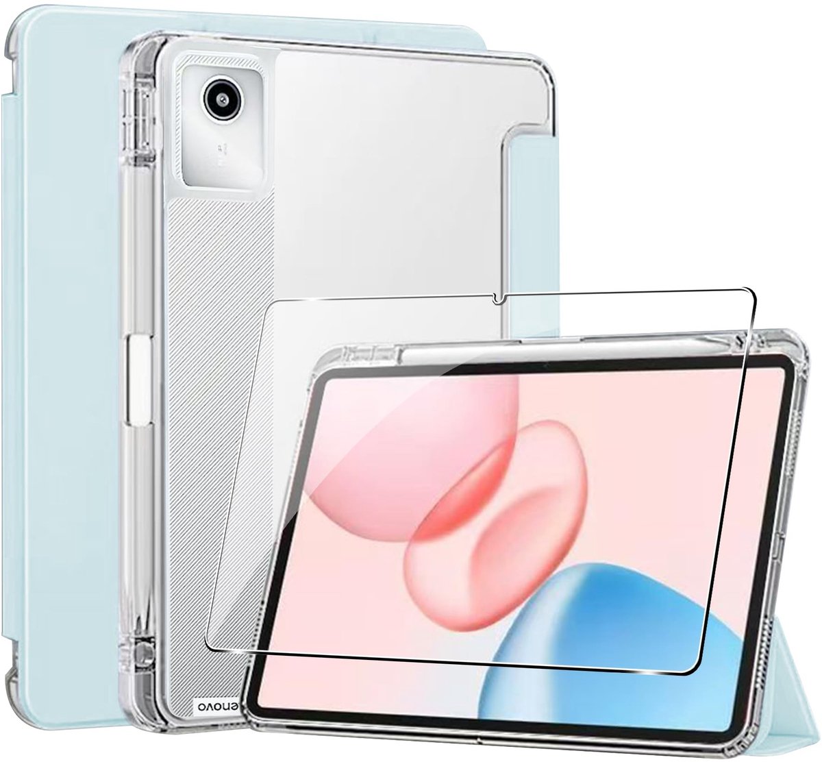 Elzusha - Beschermhoes voor Lenovo Idea Tab 11 Inch met Tempered Glass Screen Protector