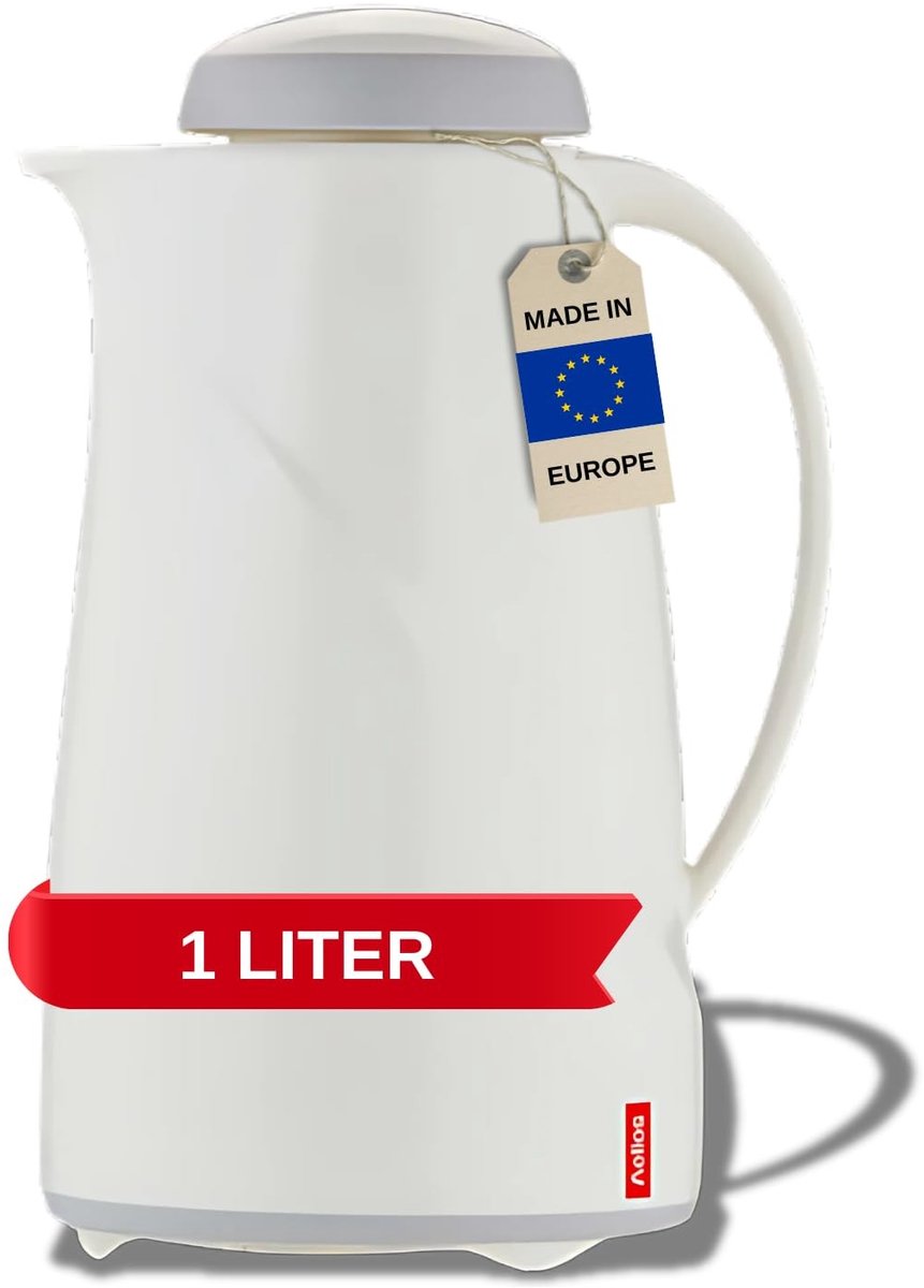 Elzusha - Moderne Vacuumkan Wit 1 Liter