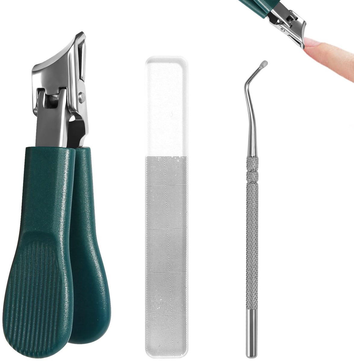Elzusha - Set van 3 Verstelbare Nagelknippers voor Tenen