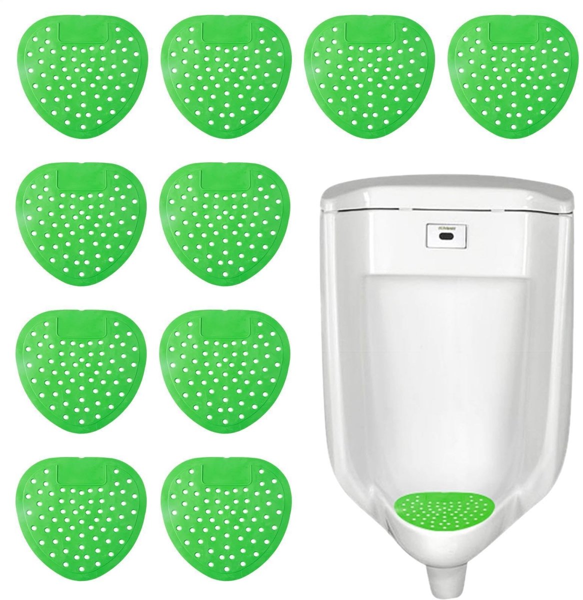 Elzusha - Urinoir Deodorantscherm Set van 10