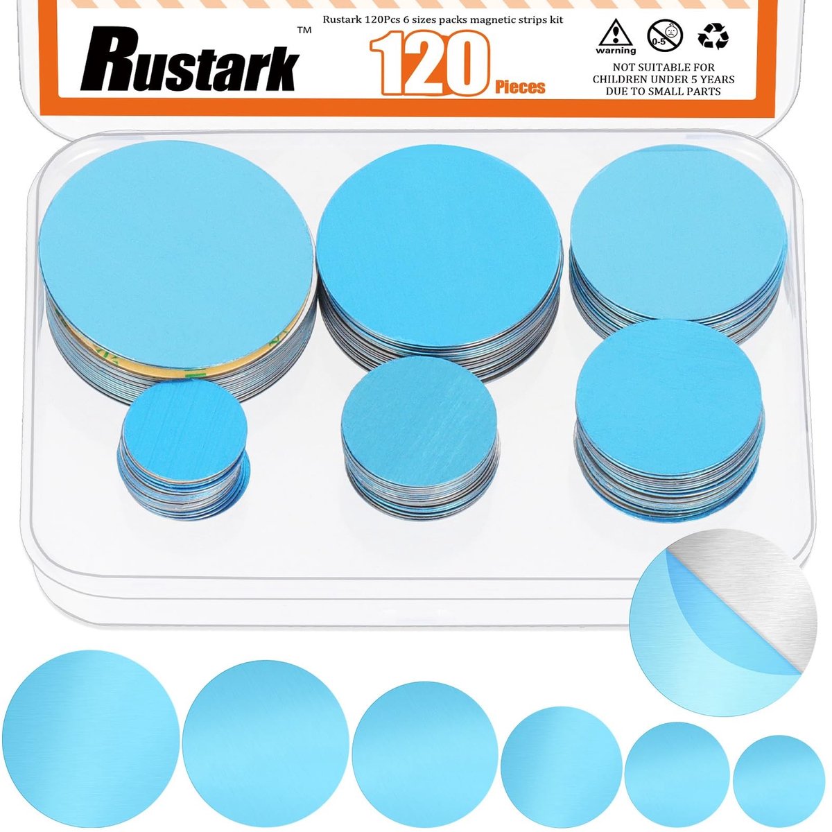 Elzusha - 120 Stuks Magnetische Strips voor Onderkastverlichting