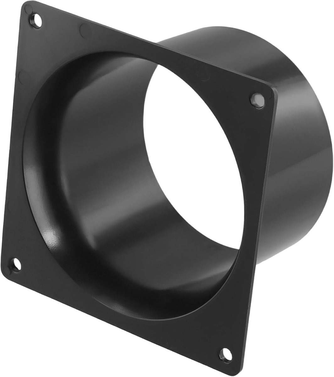 Extractieflens 75-120 mm - Ronde PVC - Wandplaat - Betrouwbare verbinding voor ventilatie - ShopVlot