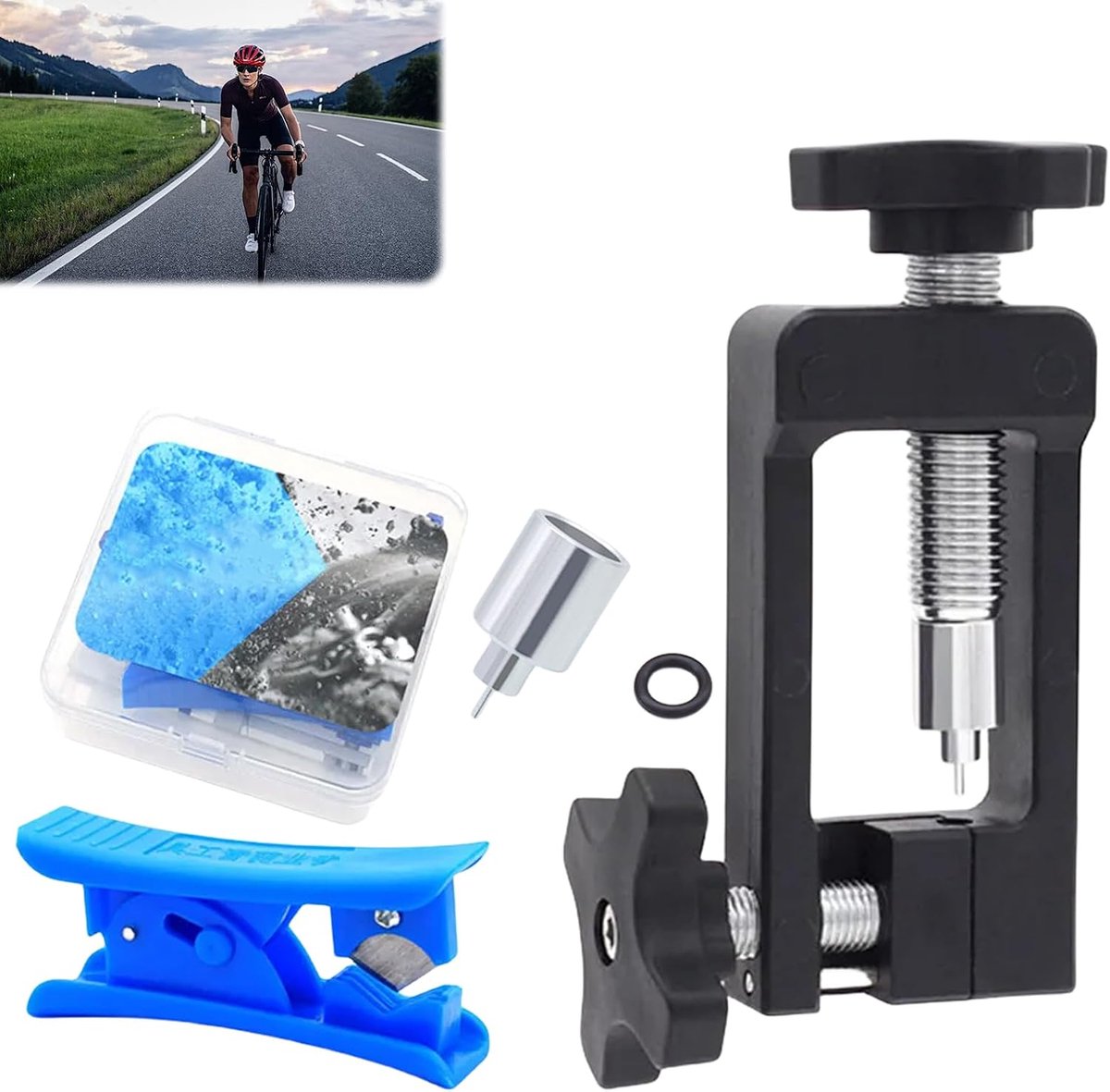 Fietshydraulische slangnaald invoertool - Aluminium - Ergonomisch ontwerp - Precisie bij het installeren van remmen - ShopVlot