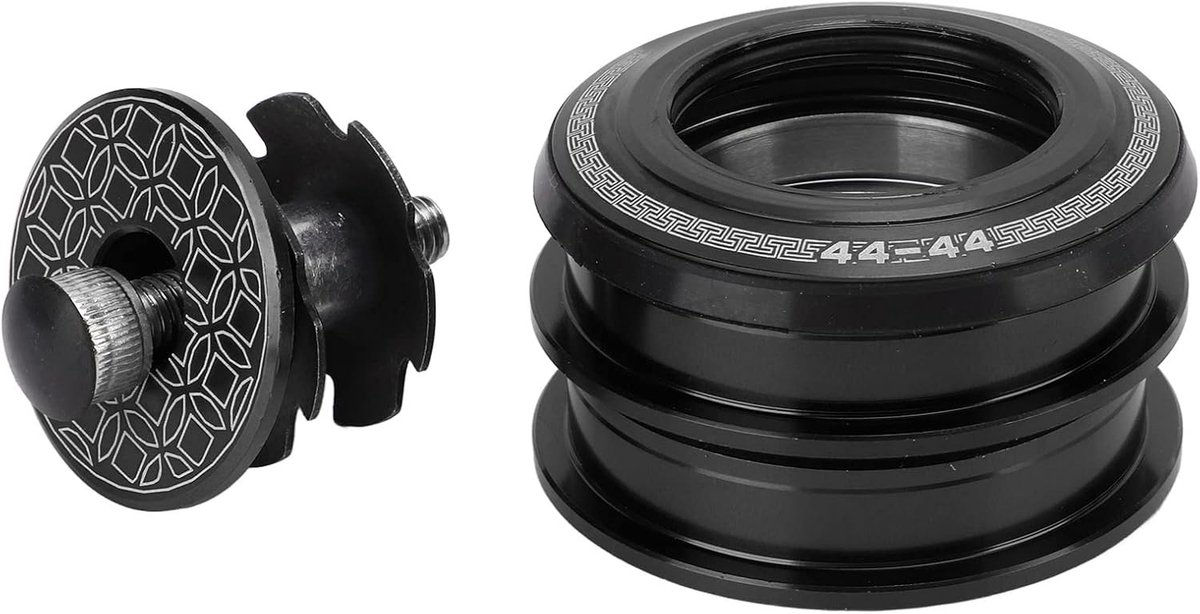 Fiets headset 44mm - Aluminiumlegering - Dubbele lagers - Duurzaam en lichtgewicht accessoire - ShopVlot