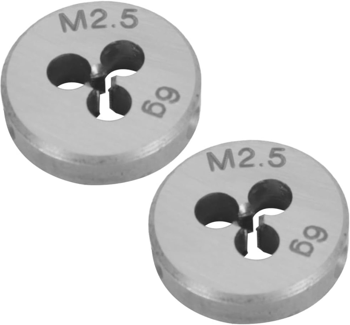 Rond draadmatrijs M2.5x0.45mm - hoogwaardig staal - uitzonderlijke slijtvastheid - ideaal voor metaalbewerking - ShopVlot