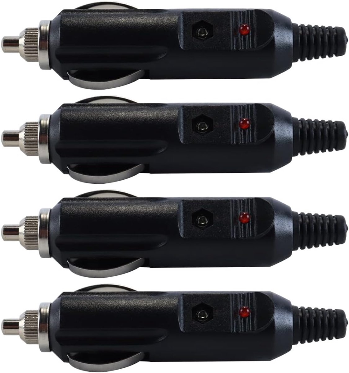 Sigarettenaansteker Plug 12-24V 5A - 3A AUX Socket met Rode Veilige Fuse - Universeel voor Auto en Motor - ShopVlot