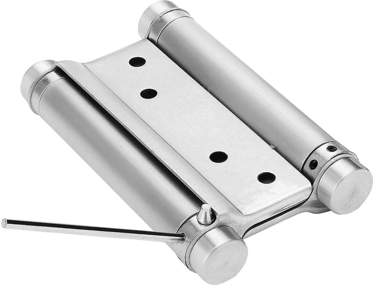 Deurscharnieren 140 mm - RVS dubbelwerkend - Robuust en duurzaam - Geschikt voor deuren tot 3 cm - ShopVlot