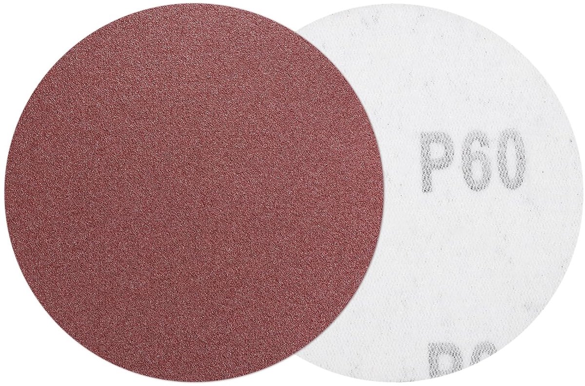 3 stuks 50 mm 2 inch schuurschijf korrel 60 schuurpapier met haken en ringpunten voor excentrische schuurmachine voor houtbewerking auto-industrie metaal