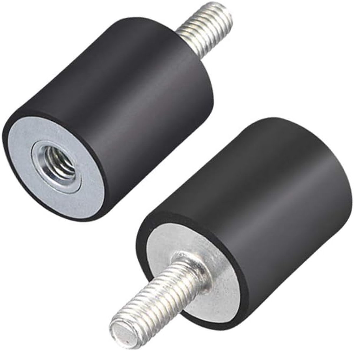 Sourcing map M6 mannelijk vrouwelijk rubber houders vibratie isolator schokdemper 20 mm x 25 mm 8 stuks