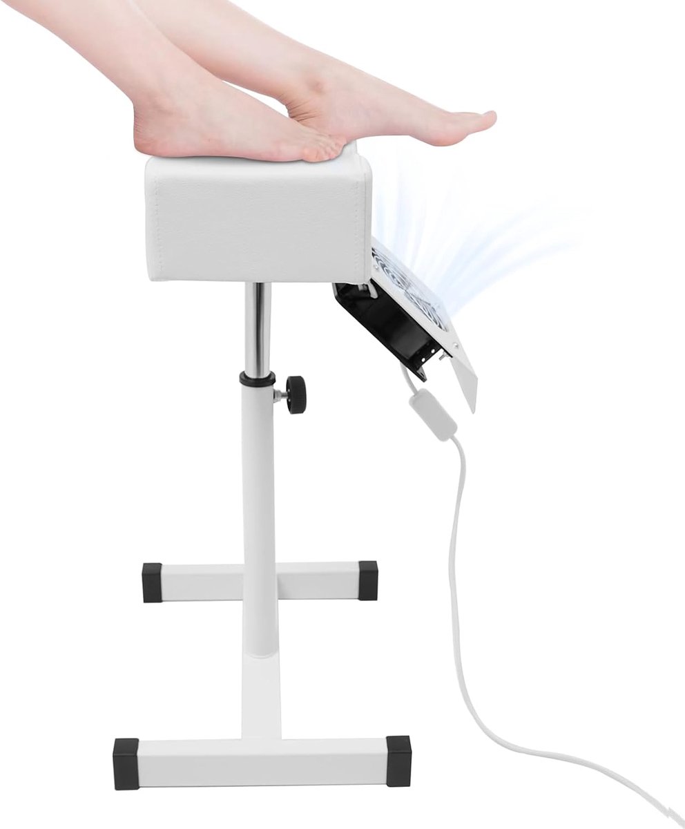 Pedicure krukstoel in hoogte verstelbaar - mobiele voetverzorgingsstoel - ergonomisch ontwerp - SnelShoppen