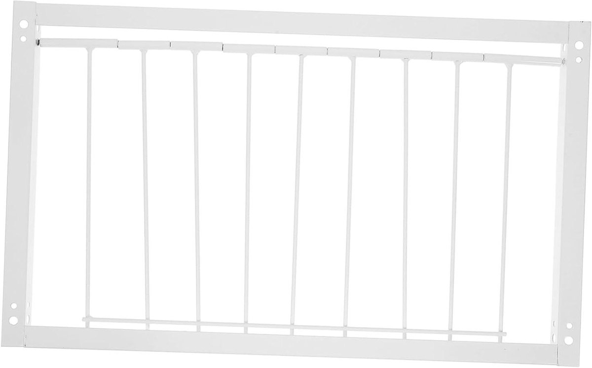 Duivenhokdeur - Vogelingang Huisdeur - Duivenhok Beveiligen - Anti-botsing Ontwerp - 40 x 26 x 2 cm - Wit