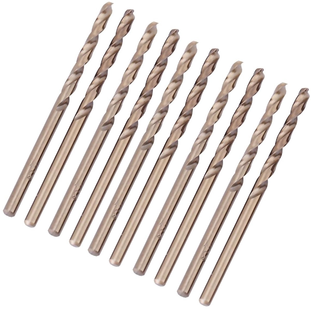 10 stuks HSS CO/M35 boren voor boren op roestvrij staal Precieze spiraalboor(2mm)