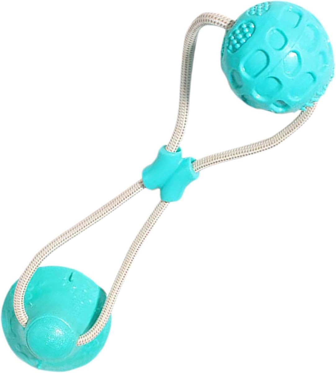 hondenspeelgoed, hondenspeelgoed met zuignap | Zuignap puppytouwspeeltje - Bal met touw hondenspeeltje, puppy bijtring, interactief hondenbijtspeeltje voor het trainen van