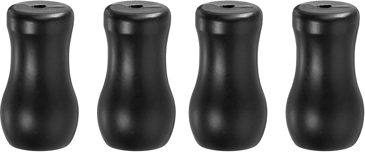 4 stuks koordknopen, 30 mm, gordijnkwasten, plastic, trekkoord, kwasten, hanger, trekhanger, voor jaloezieën, gordijnen, zwart
