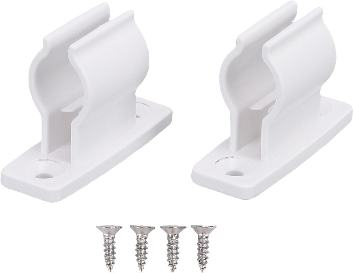 RV-luifel-crankbeugel, 2-delige Set Kunststof Montagebeugel, Wandgemonteerde Clip voor RV-campingtrailer