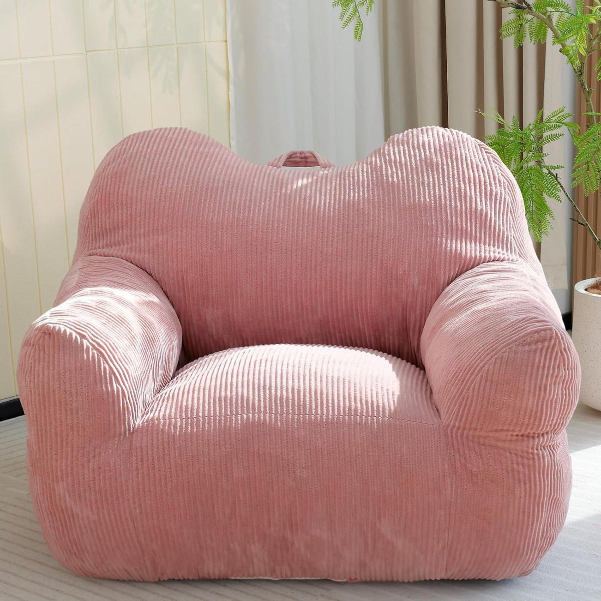 Zitzak Volwassenen - Relaxstoel Lounge - Comfortabel Ontspannen - Ergonomisch Design - XL Formaat - Roze