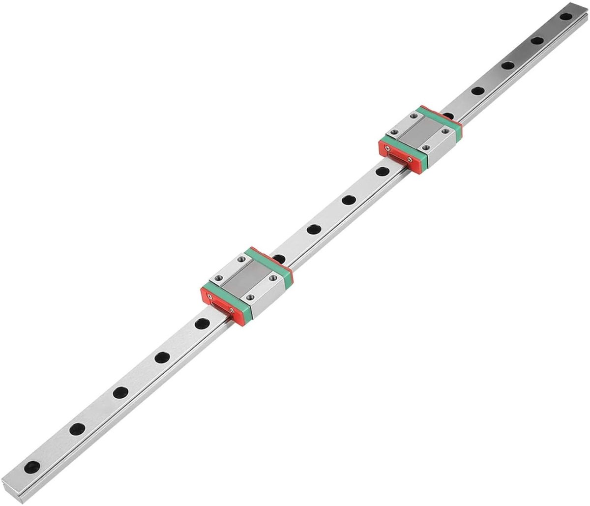 【  】Hoge kwaliteit 1 stuk 400 mm MGN12 miniatuur lineaire rail 12 mm breedte + 2 stuks MGN12B glijblokken