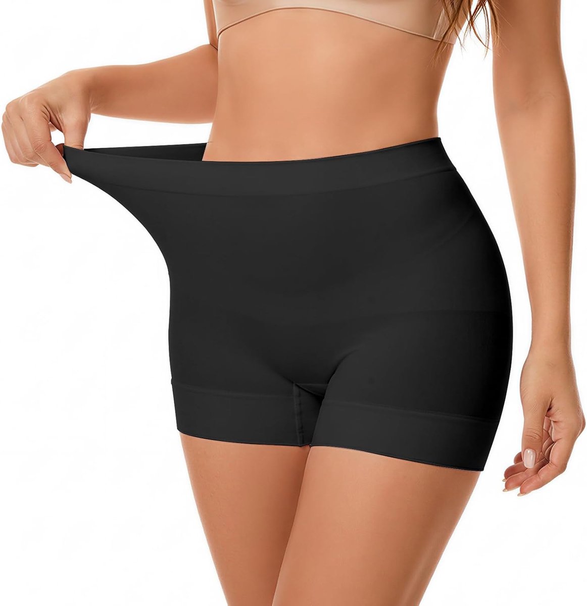 Corrigerende Onderbroek Boxerhort Naadloos Buikweg Shapewear | Lichte Shaping, Buikcontrole, Anti-Schuur, Onder Jurk Rok, Katoenen Kruis, Onzichtbaar, Ademend, Aangenaam