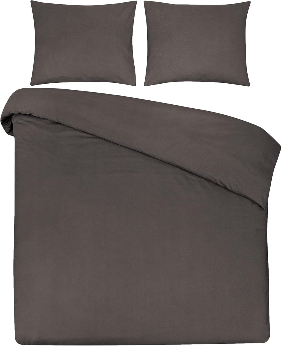 Dekbedovertrek Lits Jumeaux 240x200/220 cm - 100% Katoen - Ademend en Zacht - Perfect voor een goede nachtrust - SnelShoppen