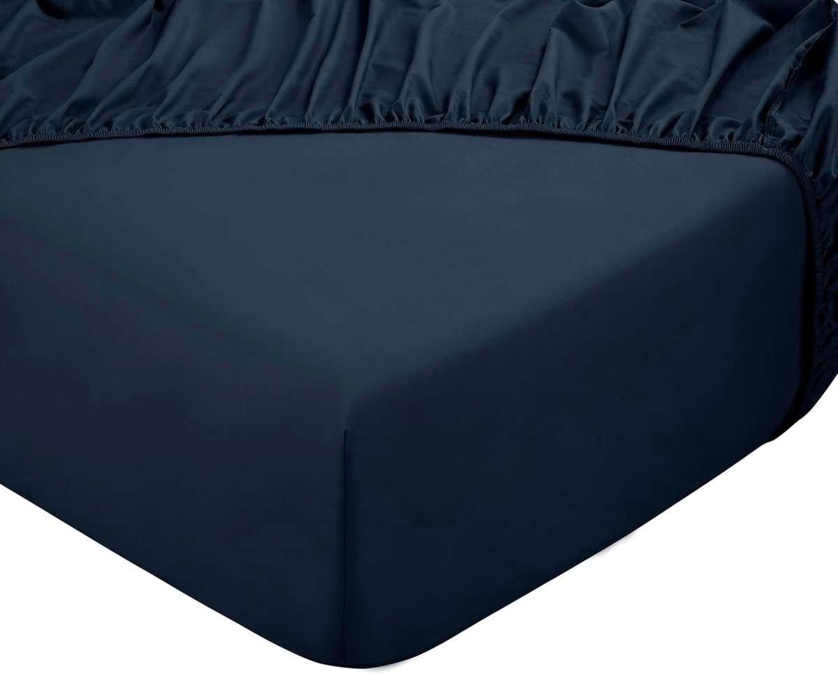 Fitted sheet 140x200 cm - 100% natuurlijk katoen - ademend en zacht - perfect voor een goede nachtrust - SnelShoppen