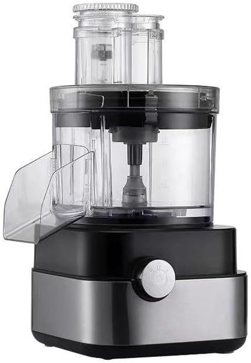 Keukenmachine - Voedselbereider Groentesnijder - Snel Ingrediënten Bereiden - 5-in-1 Functionaliteit - 5 Liter - Zilver