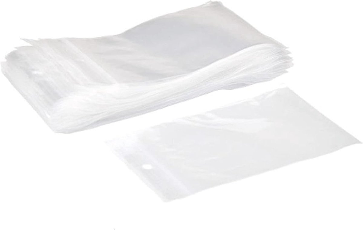 Gripzakjes 40 x 60 mm - Transparant - Ritszakjes - Perfect voor kleine onderdelen - SnelShoppen