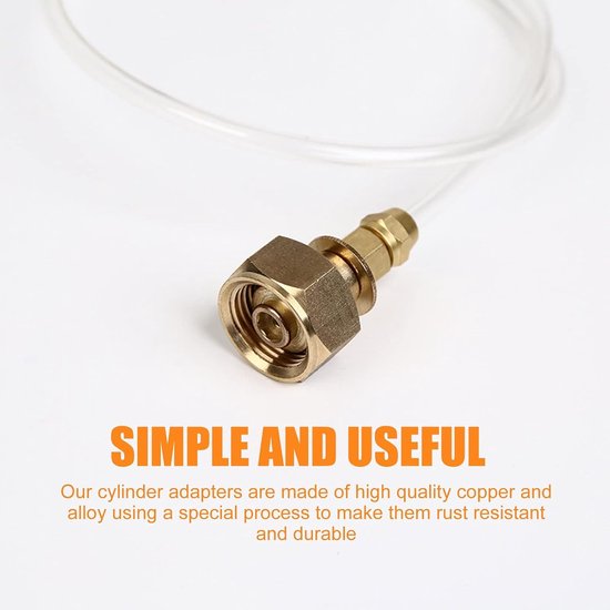 Set van 2 gaspatronenadapters voor campingfornuis, navulverpakking met propaan, buitengebruik, ventiel — afbeelding 4