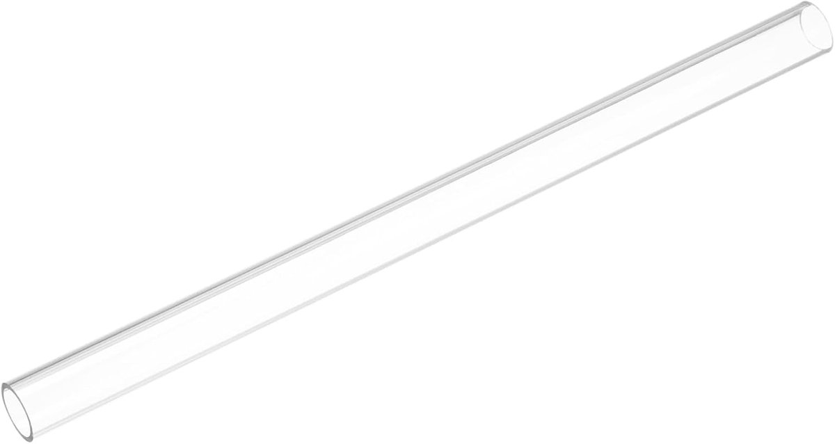 Duidelijke stijve pijp 16 mm (5/8") ID x 20 mm OD 1Ft (305mm) ronde kunststof buis