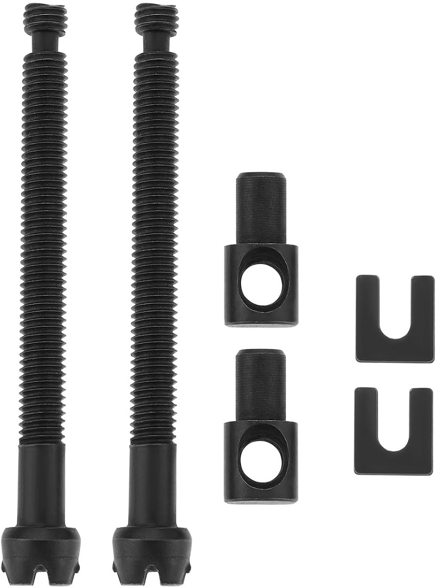 2Sets Kettingzaag Aanpassing Schroef Spanner Schroef Vervanging Deel Ketting Richter Spanner Schroef Geschikt voor Kettingzaag 4500 5200 5800 45CC 52CC 58CC 58CC
