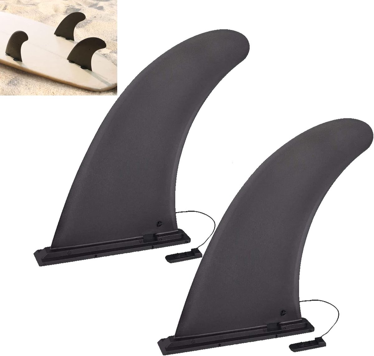 Nylon versterkte surfplank, Sup Fin, universele vervanging, centrale vin, sup-accessoires voor stand-up paddleboard, longboard, surfplank, opblaasbare kajak
