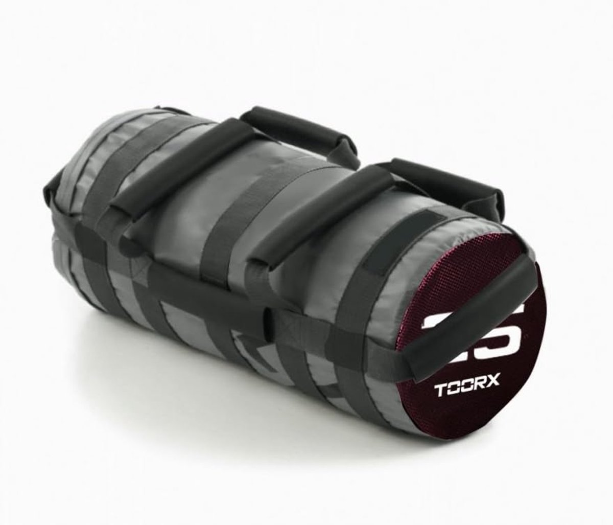 Power Bag 25 kg - met 7 handgrepen - veelzijdig trainingsaccessoire - versterk je krachttraining - SnelShoppen