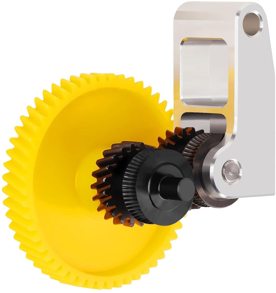 Upgrade P1/X1 Series gehard staal extruder tandwiel compatibel met BambuLab P1/P1P/P1S/X1/X1C/X1E 3D-printer, hoge filamentdoorvoer duurzame prestaties, extruder gear
