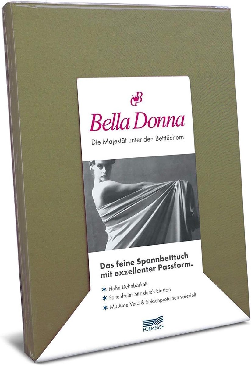 Fitted sheet voor matrassen 90-100 x 190-220 cm - Jersey - Olive - Perfecte pasvorm voor waterbedden - SnelShoppen
