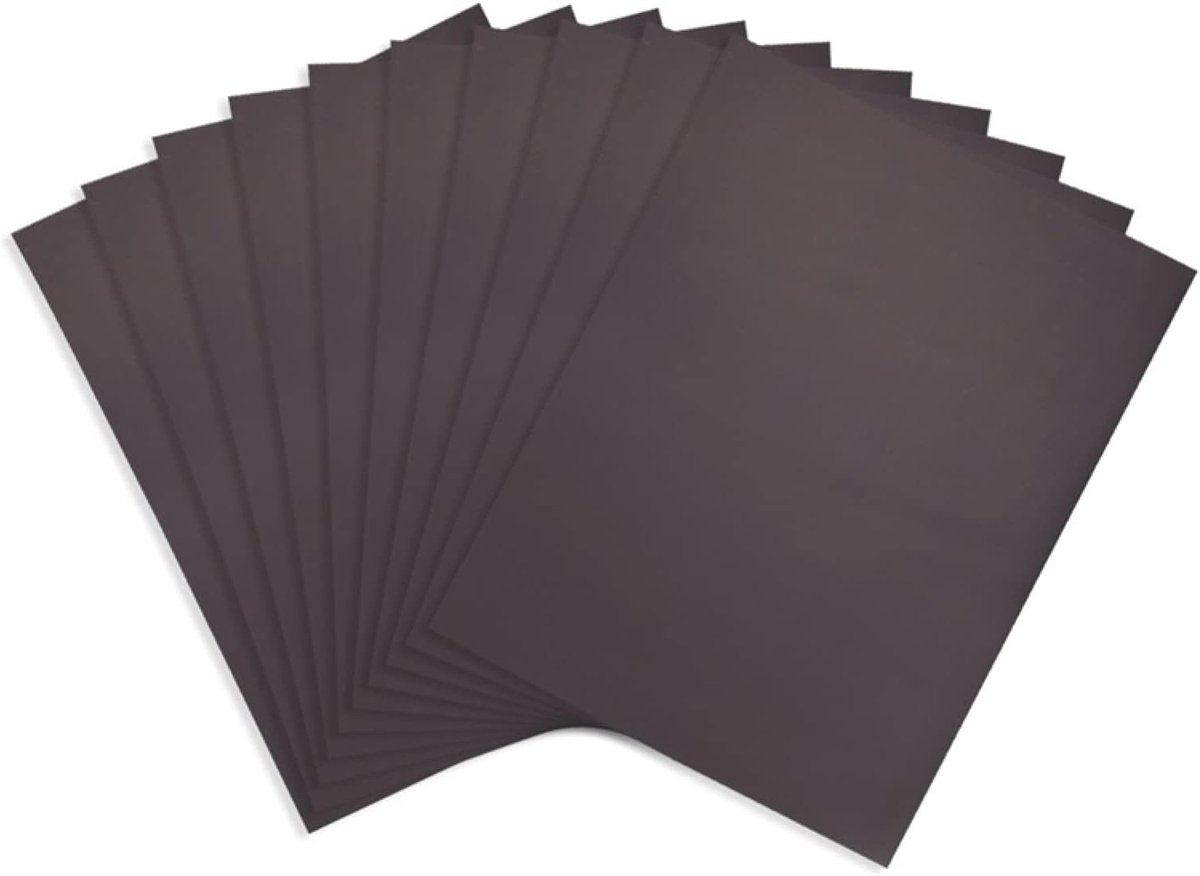 A4 Rubber Zachte Magneet Vellen Opslag Magnetische Set 10 Stuks 0.3mm Dikke 11.7x8.2 inch Zwarte Magneet Metalen Dies