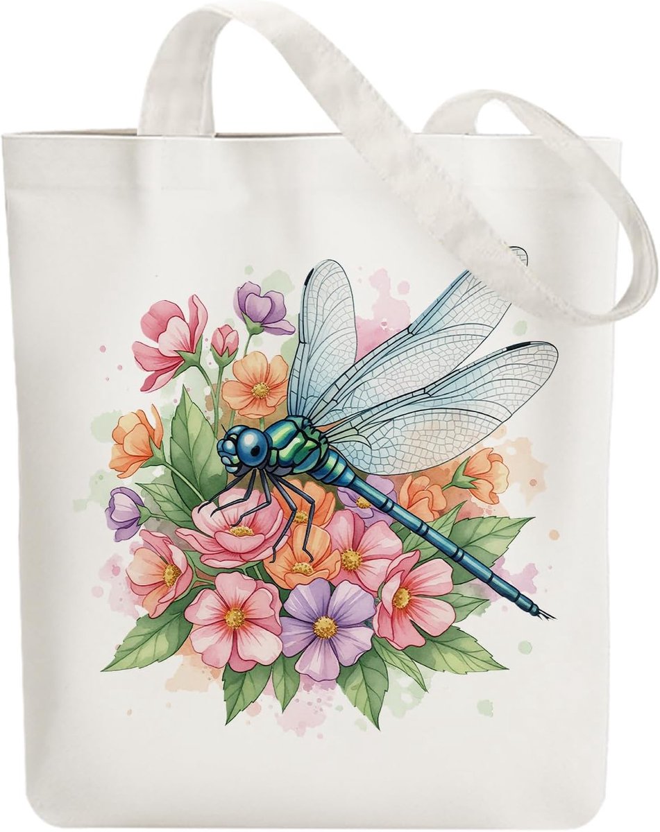 Herbruikbare Katoenen Tas voor Vrouwen, Duurzame en Opvouwbare Doek Schoudertassen met Rits Zakken voor Winkelen, Vakantie, Werk, Gym