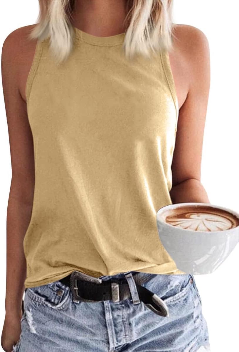 Dames ronde hals mouwloos lang vest tanktops zomer casual losse pasvorm basic shirts