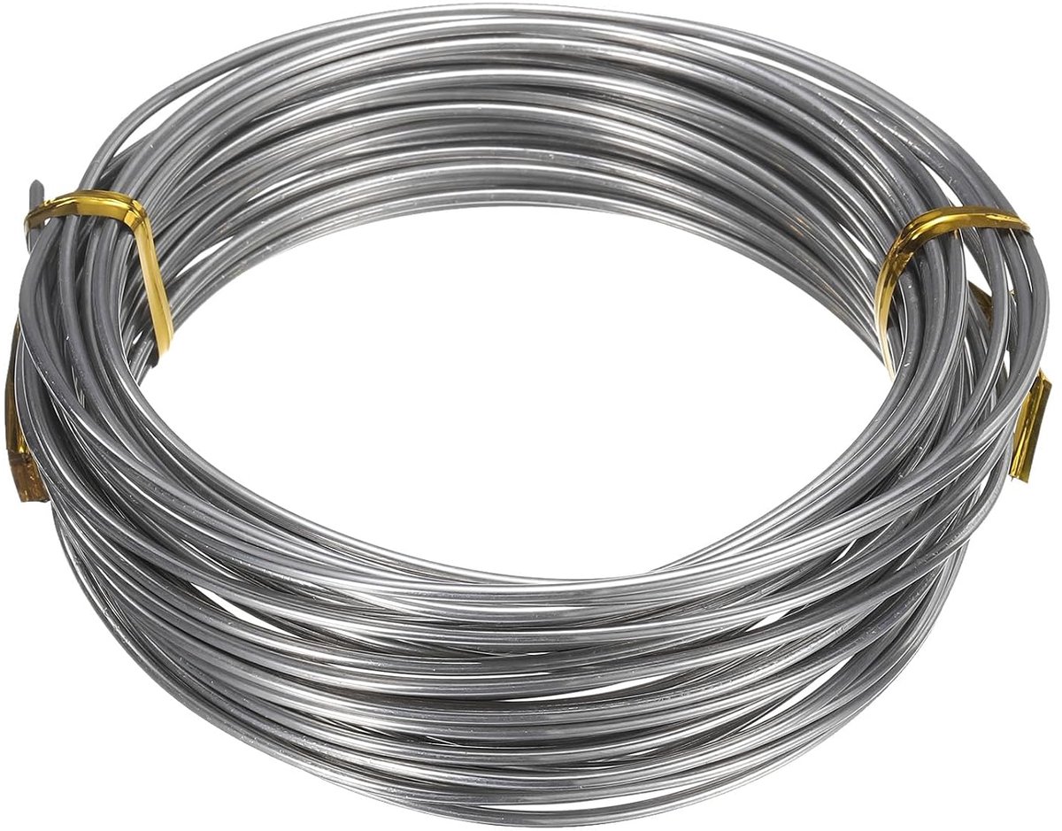 13 gauge 1,8 mm roestvrij stalen draad, 10 m, zacht kunsthandwerk, beeldhouwerdraad, tarnisbestendige sieradendraad voor het maken van sieraden, kralen, doe-het-zelf knutselbenodigdheden