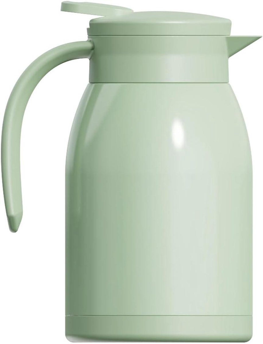 Geïsoleerde Waterkoker - Draagbare Koker - Drinken Warm Houden - 304 Roestvrij Staal - 1200ml - Mintgroen