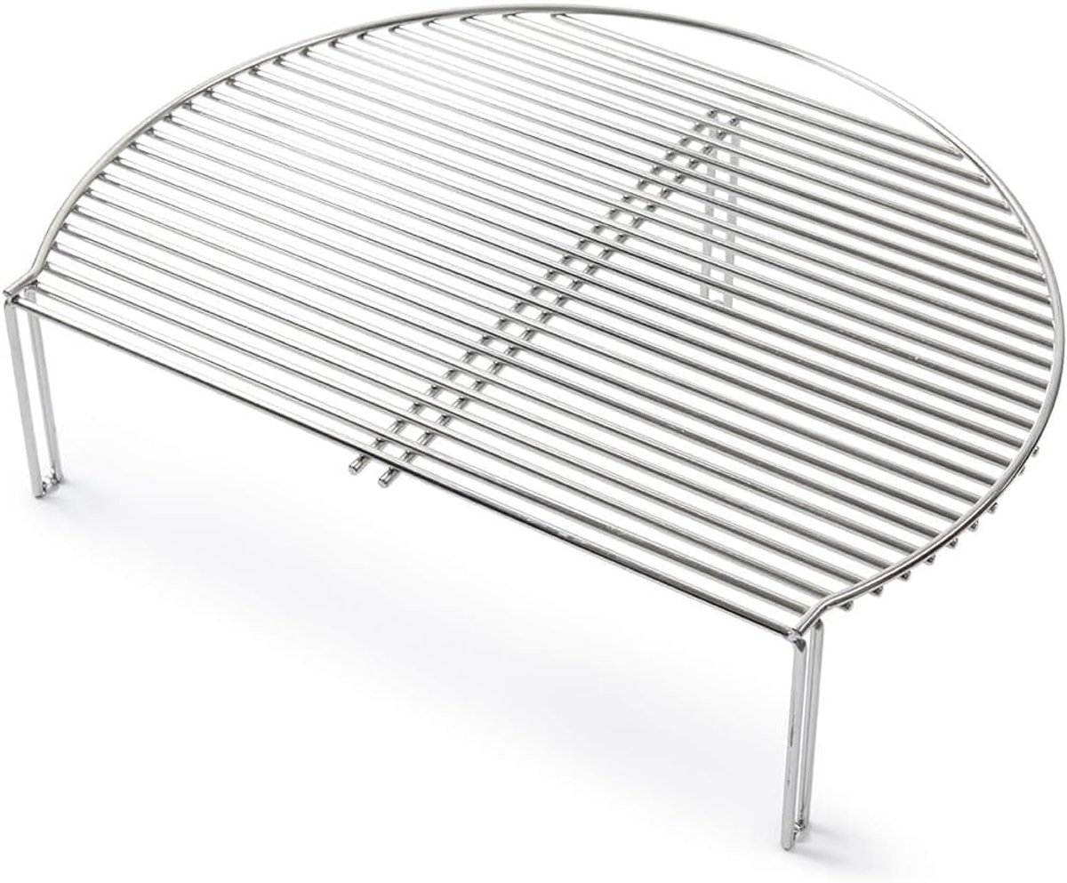Grillrooster verhoging - keramisch grillaccessoire - extra grilloppervlak - ideaal voor diverse gerechten - SnelShoppen