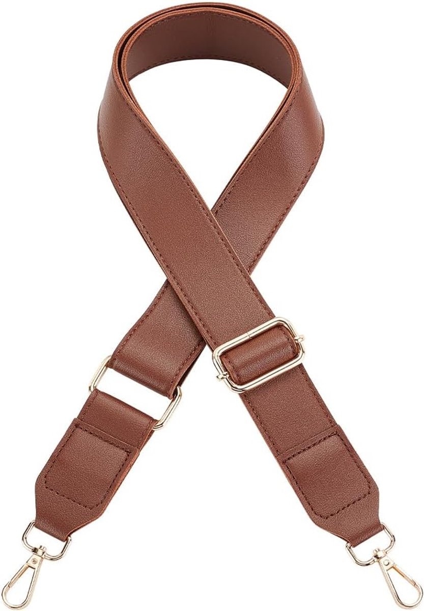 PandaHall 3,8 cm, kunstleer, reserveriem, verstelbaar, brede handtas, reserveriem, schoudertas voor handtas, schouderriem, aktetas, messengertas, 84-140 cm
