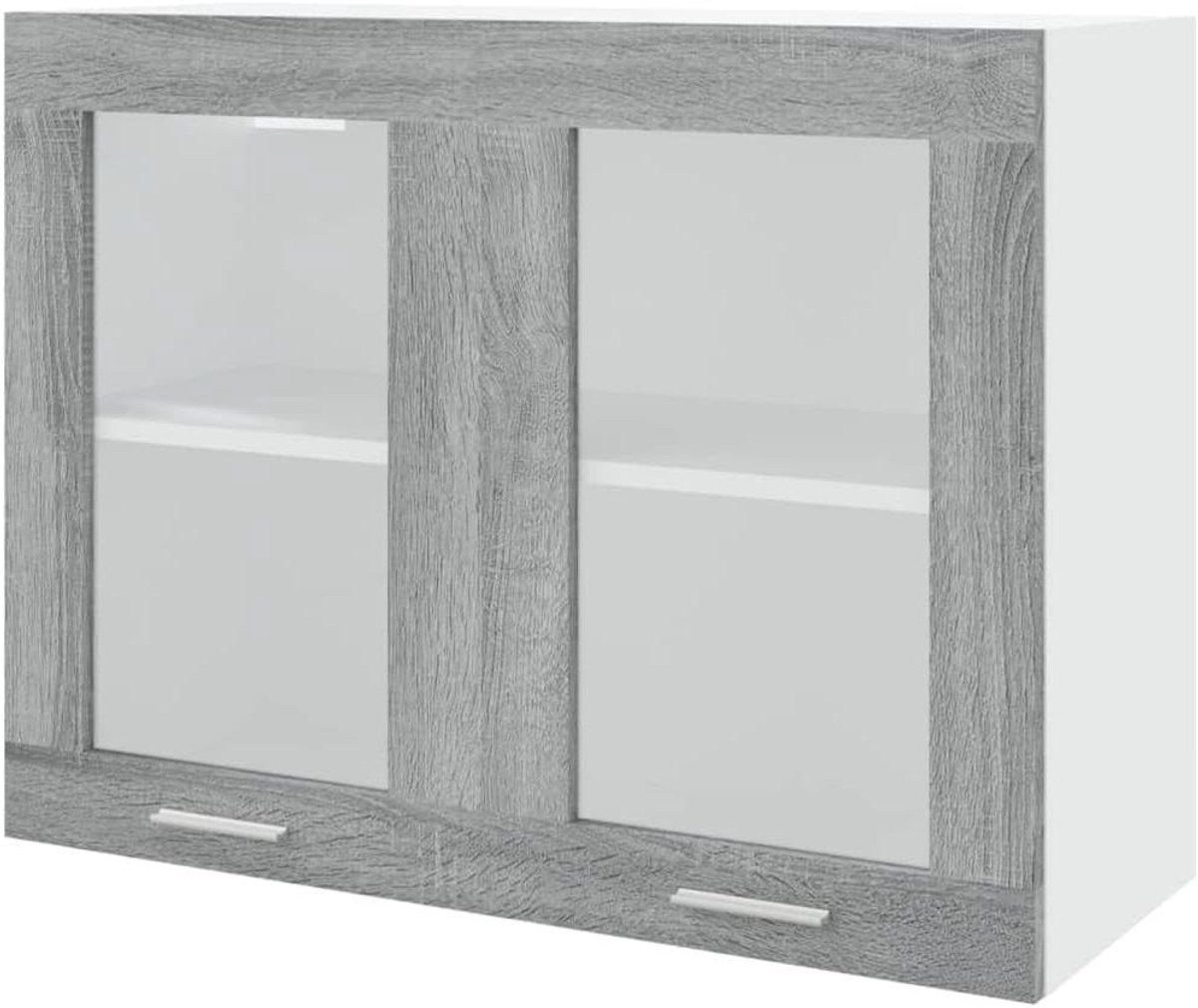 Hangkast Keuken - Wandkast Opbergkast - Keuken Organiseren - Glad en Vochtbestendig - 80 x 31 x 60 cm