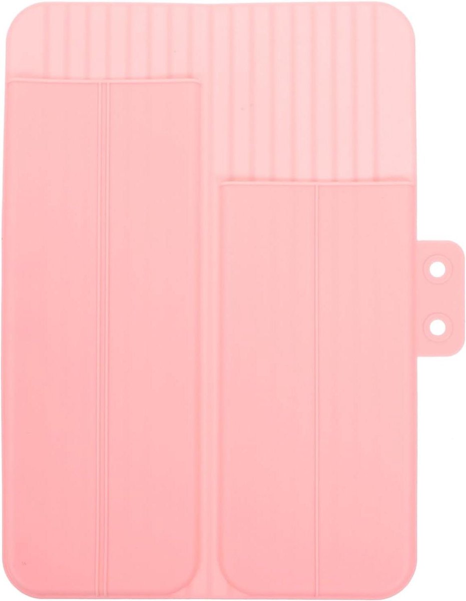 Krultang Opberger - Haartang Tas - Stylingtools Opbergen - Hittebestendig Siliconen - 29 x 22 cm - Roze