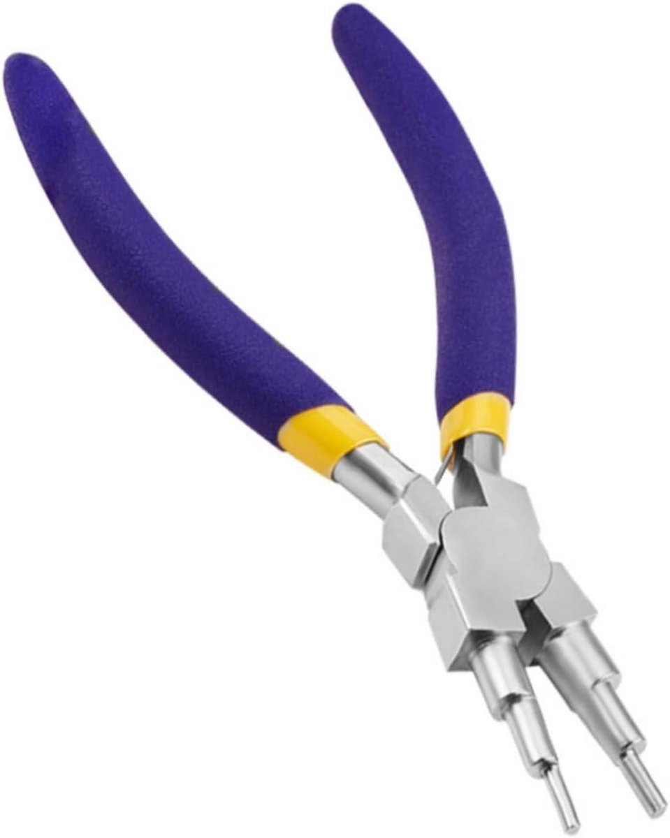 Zestraps Tang - Multifunctionele Tang Sieraden Tang - Sieraden Maken - 6-Traps Ontwerp - 14.5 cm - Zilverkleurig