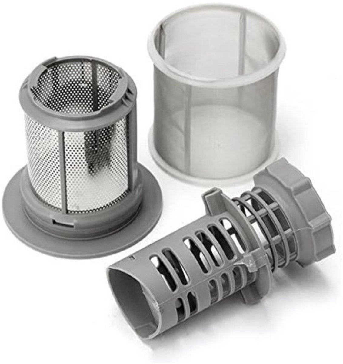 Filter - Microfilter - 3 stuks - Keuken vaatwasser filter - Vaatwasserzeef - grof filter - Zeef vaatwasser - Geschikt Voor geschikt voor Bosch Siemens vaatwasmachine - Fijn filter Vuilfilter Micro filter - onzuiverheidsfiltervat