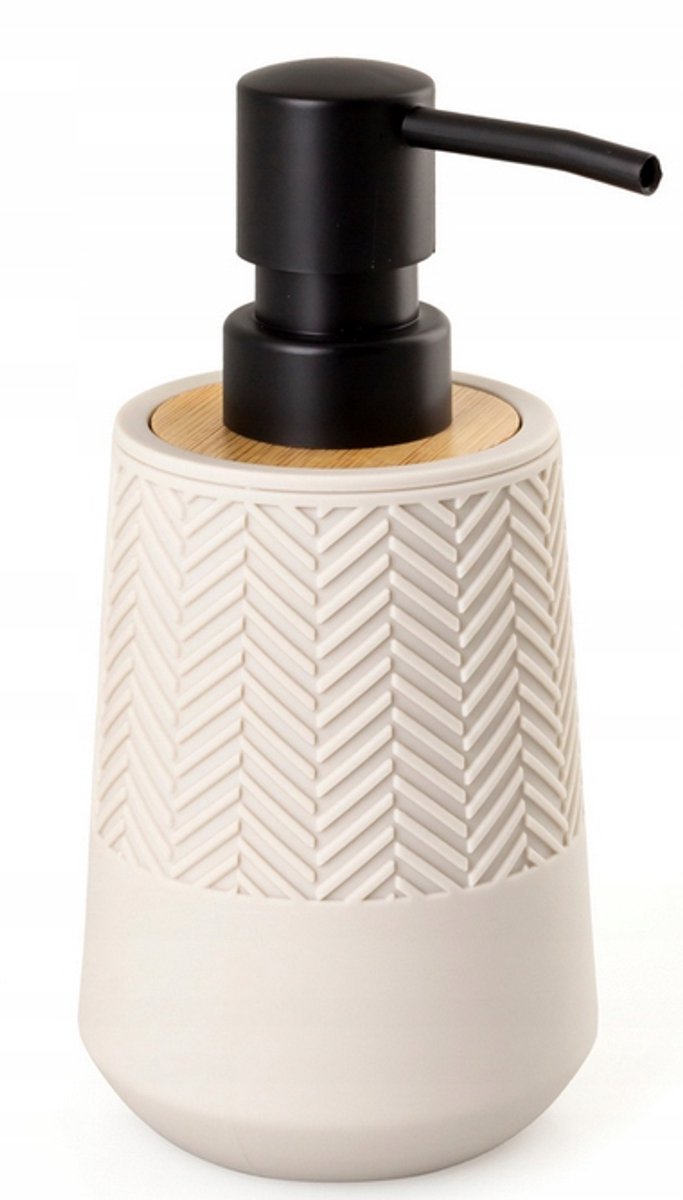 Merkloos Markloos Zeepdispenser Bamboe Yodeleffect Beige 250ml
