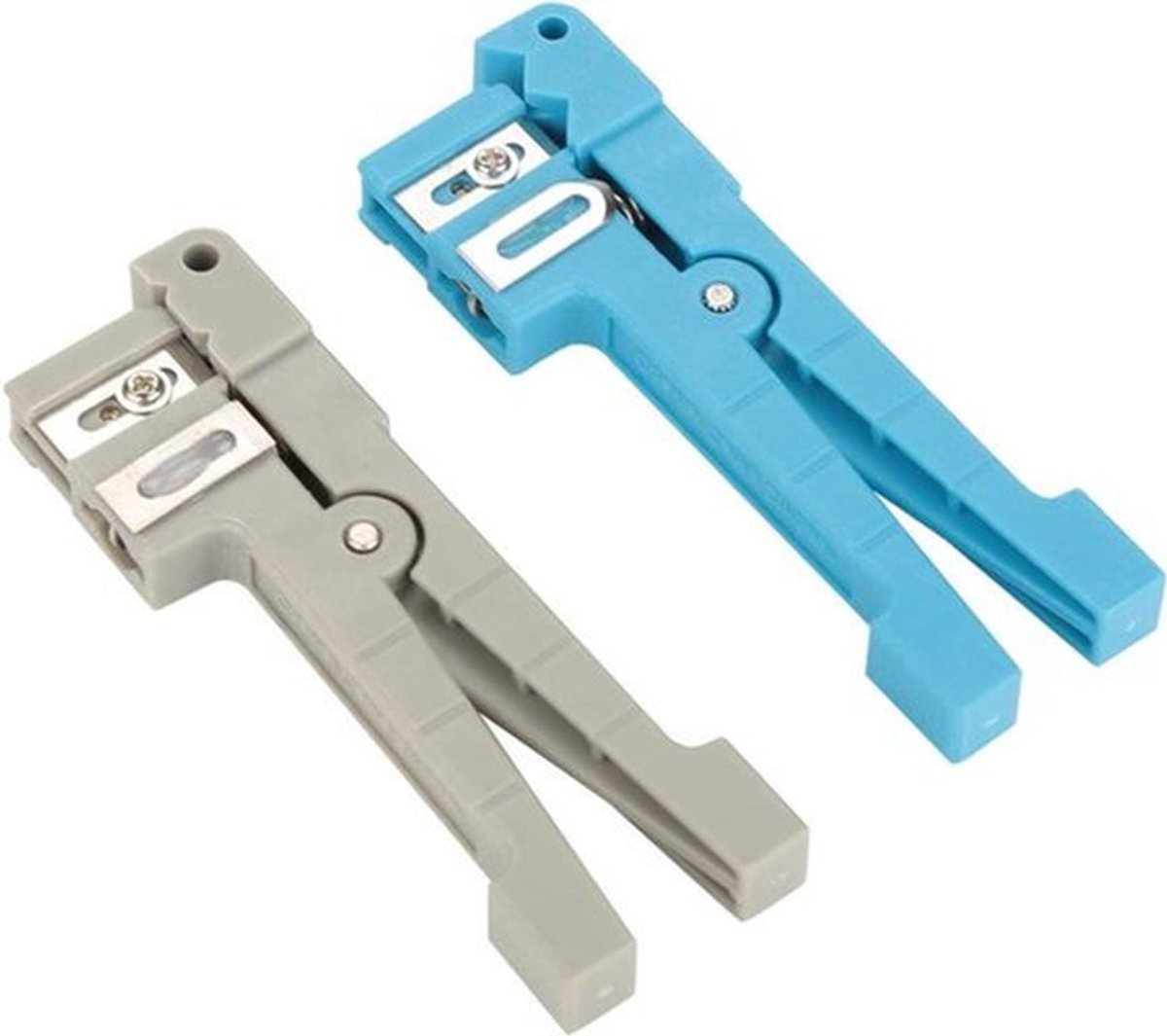 Coax kabelstripper voor fiber optic kabels - Kabelschoonmaakgereedschap met stripper en crimper