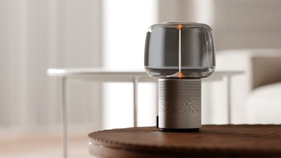 Kooduu Serena Play - Draabare Speaker Lamp - Krachtig Geluid - Dimbaar Licht - Frosted Silver van Kooduu — afbeelding 4