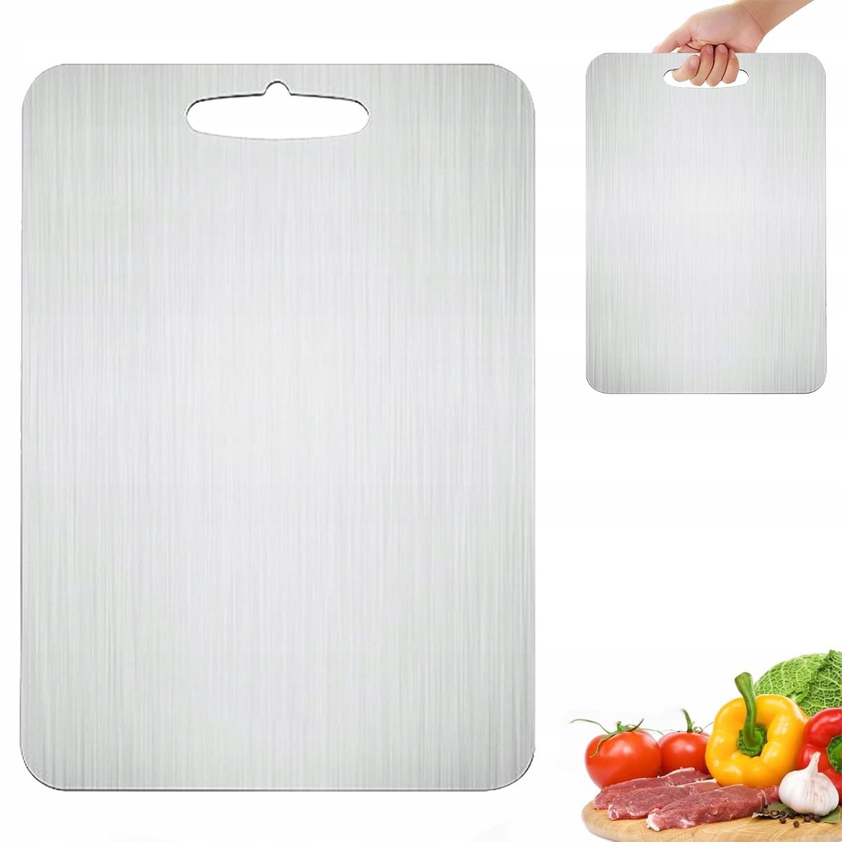 Snijplank RVS 29x20 cm - Duurzaam en Hygiënisch